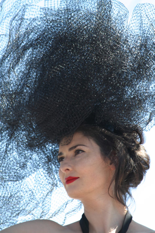 Girl With Veil Hat