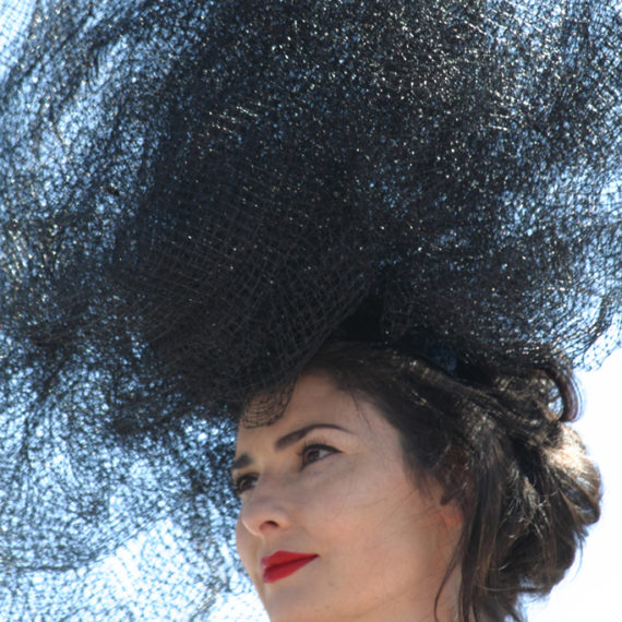 Girl With Veil Hat